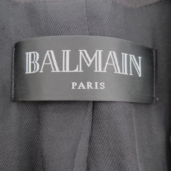 Balmain Gold Single Button Tuxedo Jacket - Picture 7 of 8